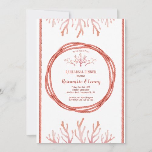 Coral Reef Invitation