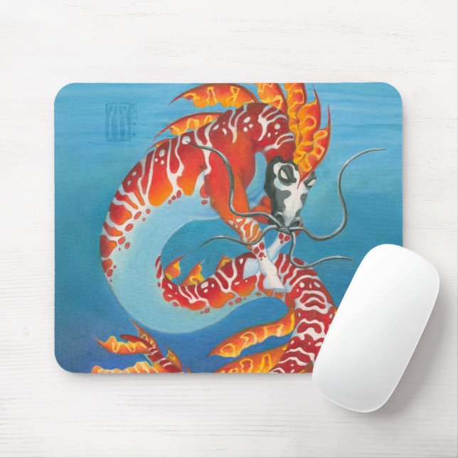 Coral Reef Kelpi Mouse Pad (With Mouse)