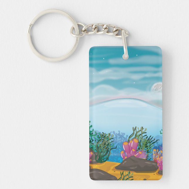 Coral Reef Keychain (Front)