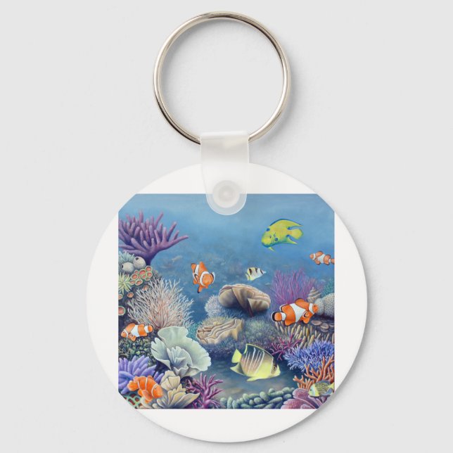 Coral Reef Keychain (Front)
