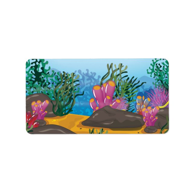 Coral Reef Label (Front)