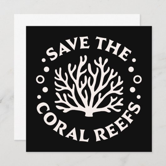Coral reef marine biodiversity conservation (Front/Back)