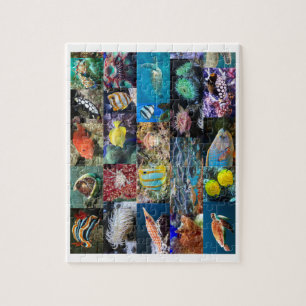 Coral Reef Marine Fish Animals, Age 6, 110 Pieces Jigsaw Puzzle