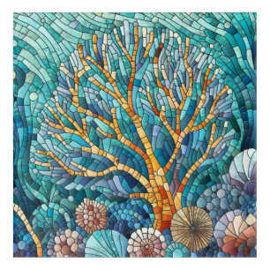 Coral Reef mosaic art