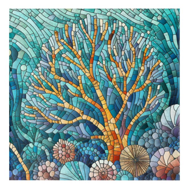 Coral Reef mosaic art (Front)