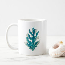 Coral Reef Painting Mermaid Life Beach Ocean Mug