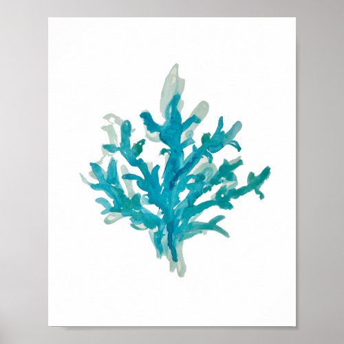 Coral Reef Painting Turquoise Beach Decor Wall Art