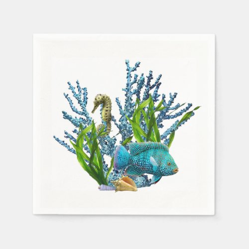 Coral Reef Paper Napkins