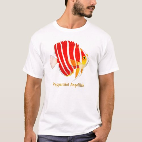 Coral Reef Peppermint Angelfish T_Shirt