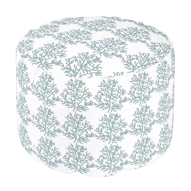 Coral Reef Pouf (Angled Back)