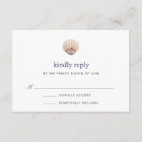 Coral Reef RSVP Card