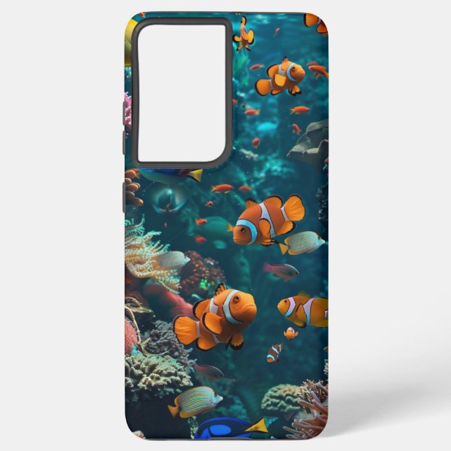 Coral Reef  Samsung Galaxy Case (Back)