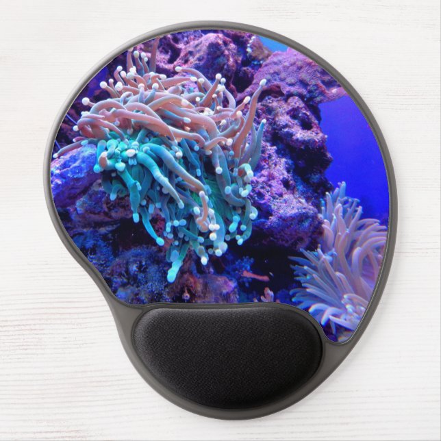 Coral reef sea anenome gel mousepad (Front)