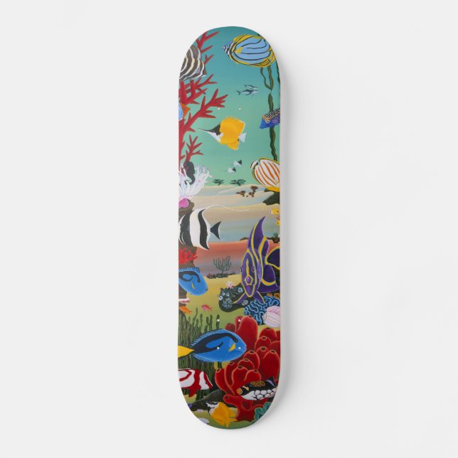 Coral Reef Skateboard Deck (Front)