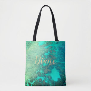 Coral reef tote bag