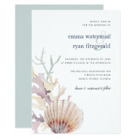 Coral Reef Wedding Invitation