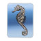 Coral Reef Zebra Sea Horse Premium Flexi Magnet