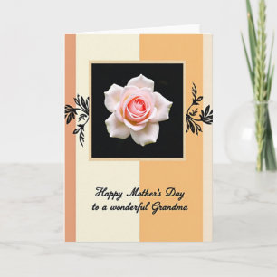 Coral Rose Sweet Mothers Day Card