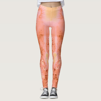 Coral/Rust/Ember Dragon Leggings