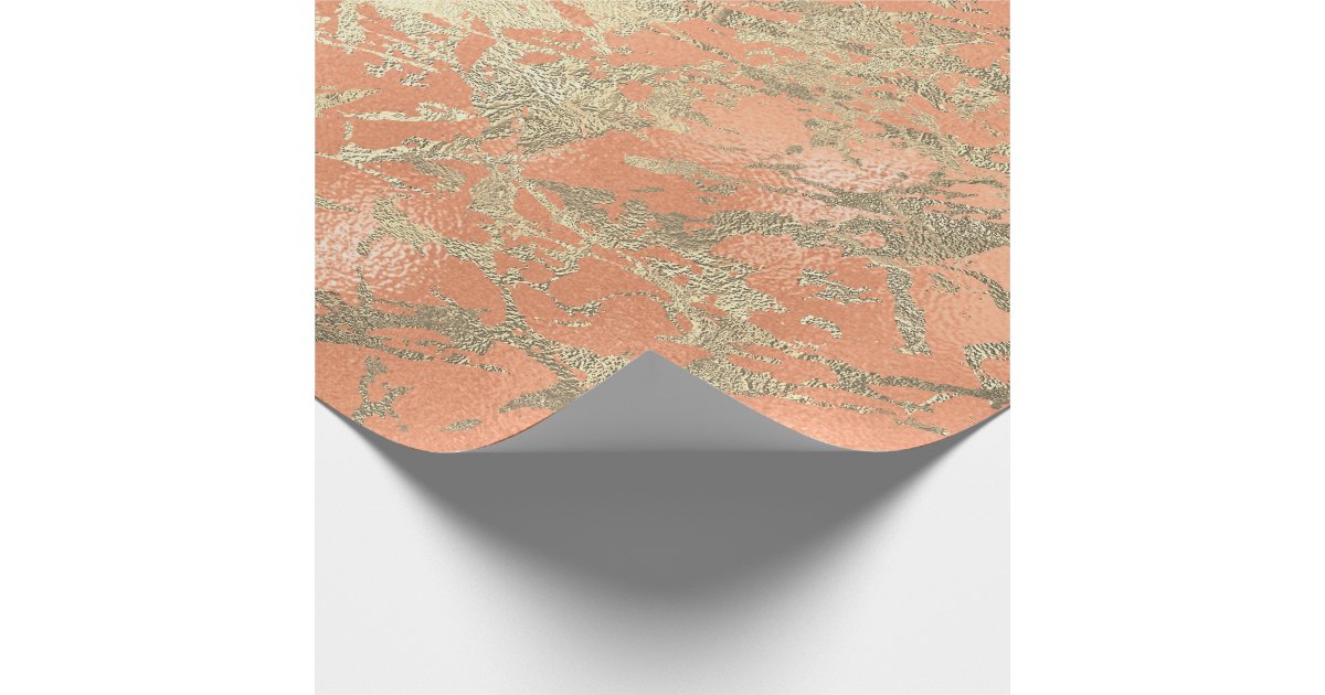 Silver Gray Gold Marble Shiny Metallic Stroke Lux Wrapping Paper