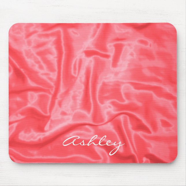 Coral Satin - Computer Mousepad (Front)