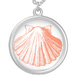Coral Seashell Necklace at Zazzle