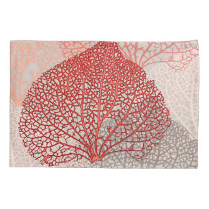 Coral Shadow Pillow Case