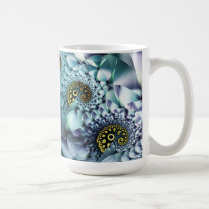 Coral & Shells Abstract Art Coffee Mug
