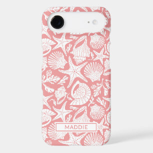 Coral Shells Personalized iPhone 17 Air Case