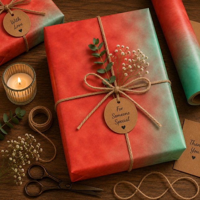 Coral Sky Memory Wrapping Paper Sheets (Creator Uploaded)