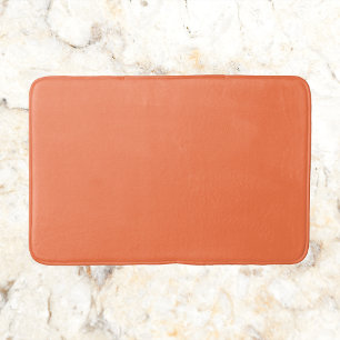 Coral Solid Color Bath Mat