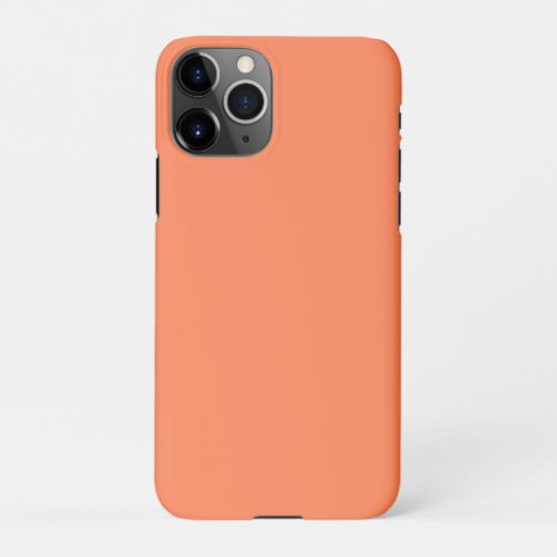 Coral Solid Color iPhone 11Pro Case