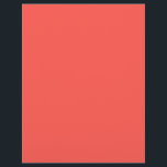 Coral (solid color)  Letterhead<br><div class="desc">Coral (solid color)</div>
