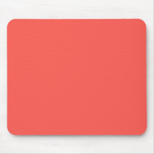  Coral solid color  Mouse Pad