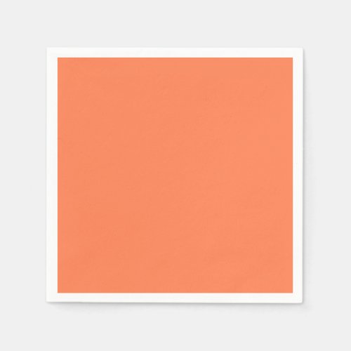 Coral Solid Color Napkins