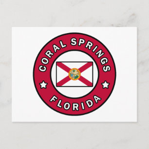 Coral Springs Florida Postcard
