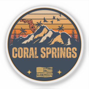 Coral Springs, Florida Sticker