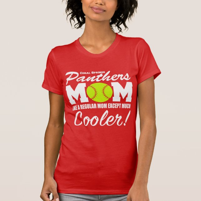 Coral Springs Panthers Mom T-Shirt (Front)
