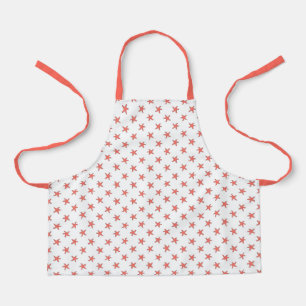 Coral Starfish Pattern Apron