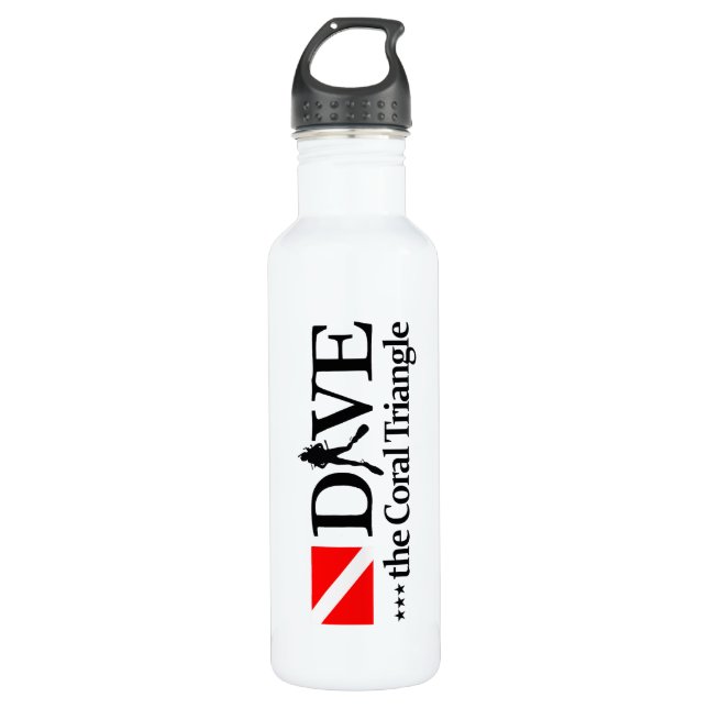 Coral Triangle DV4 Stainless Steel Water Bottle (Front)