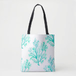Coral Watercolor Tote Bag