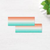 Coral White Turquoise Ombre (Desk)