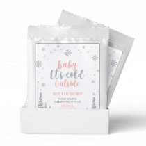 Coral Winter Wonderland Baby It's Cold Outside Hot Chocolate Drink Mix