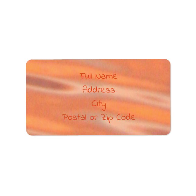 Coral With Peach Label (Front)