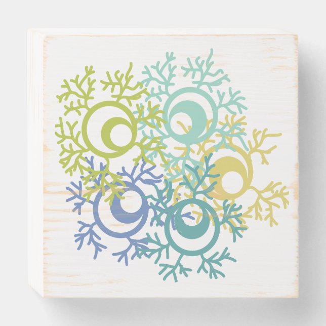 Coral Wooden Box Sign (Front Horizontal)