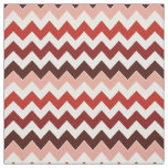 coral zigzag chevron pattern fabric