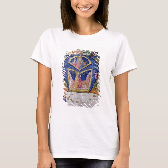 Corale / Graduale no.5  Historiated initial 'A' de T-Shirt (Front)