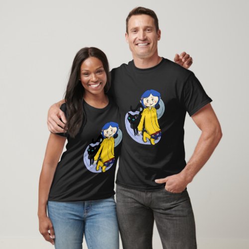 Coraline and Cat T_Shirt