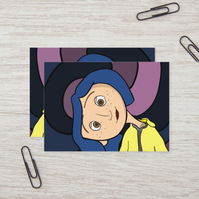 Coraline business card (Front/Back In Situ)