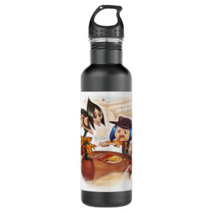 Coraline love best gift for coraline lovers stainless steel water bottle